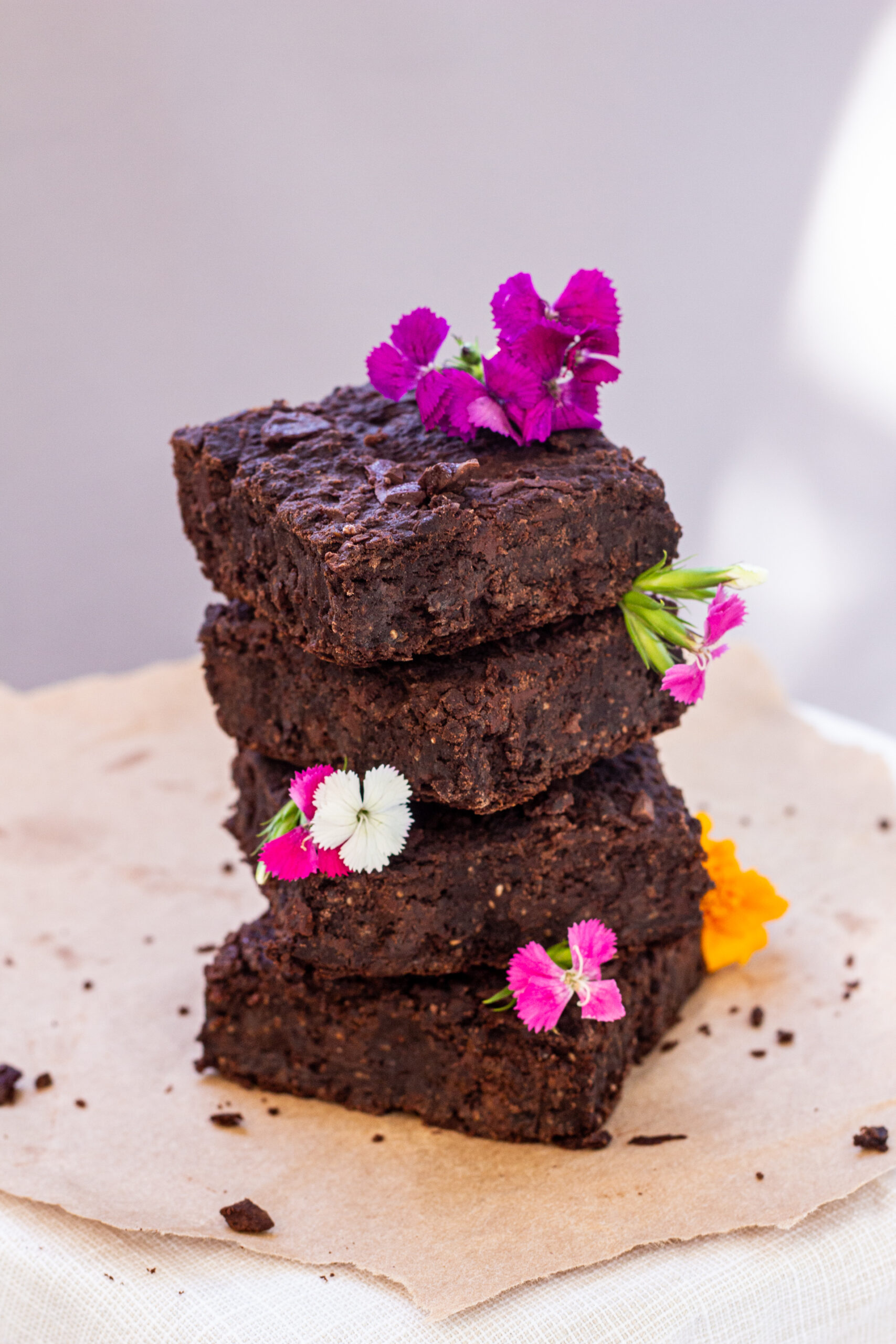 Vegan fudge brownie