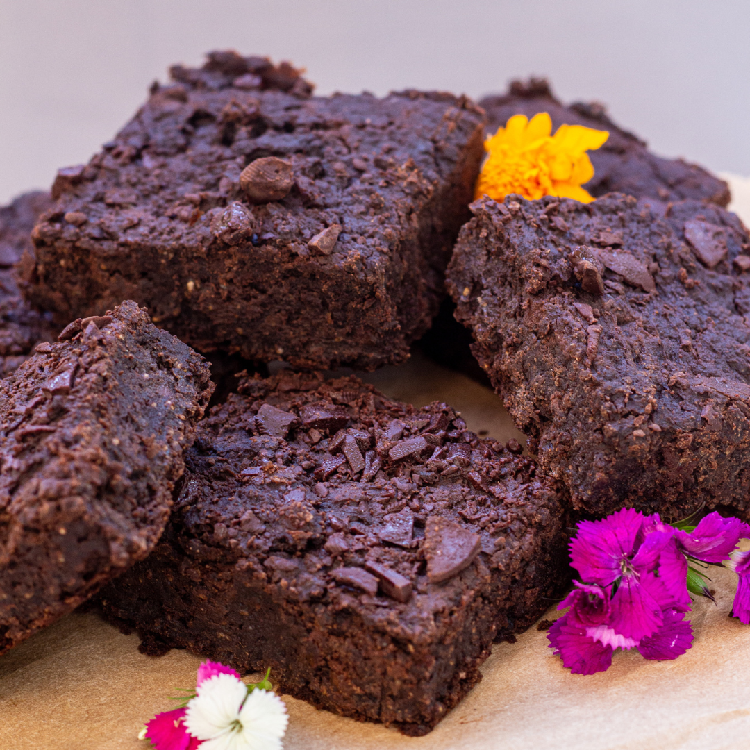 Vegan fudge brownie